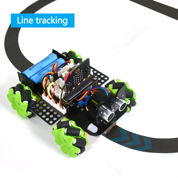 Micro:bit 4WD Mecanum Robot Car Kit With Micro:bit Board - Image 6