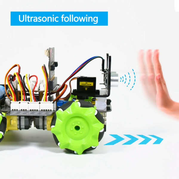Micro:bit 4WD Mecanum Robot Car Kit With Micro:bit Board - Image 4