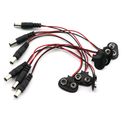 9V Battery Holder with Snap Connector